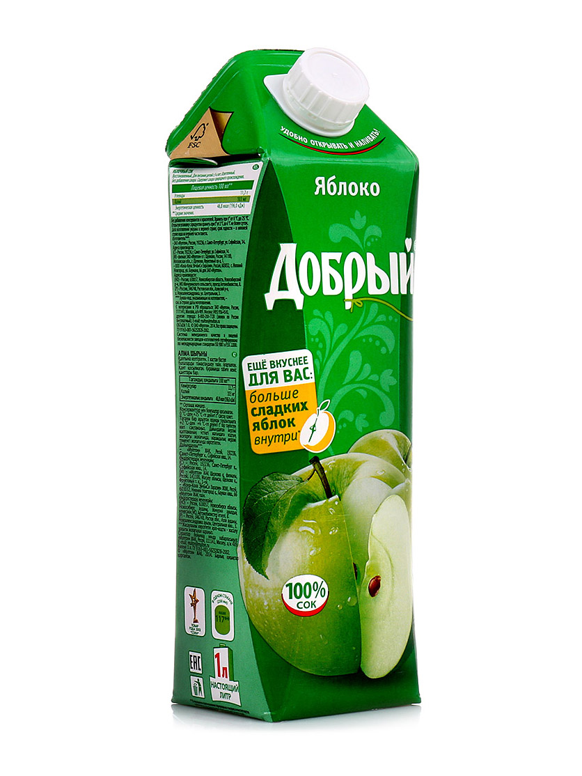 Добрый яблоко 1л